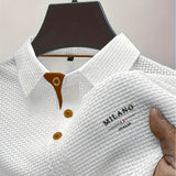 Ellis&Carter Textura Knit Polo T-Shirt