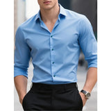 Ellis&Carter Long Sleeve Elastic Shirt