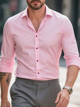 Ellis&Carter Long Sleeve Elastic Shirt