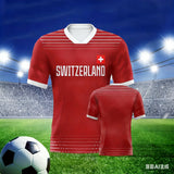 European football fan jerseys V-neck