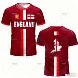 England Football Jersey Men's Sports