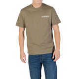 Napapijri Men's Green Cotton T-Shirt