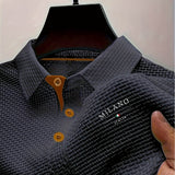 Ellis&Carter Textura Knit Polo T-Shirt