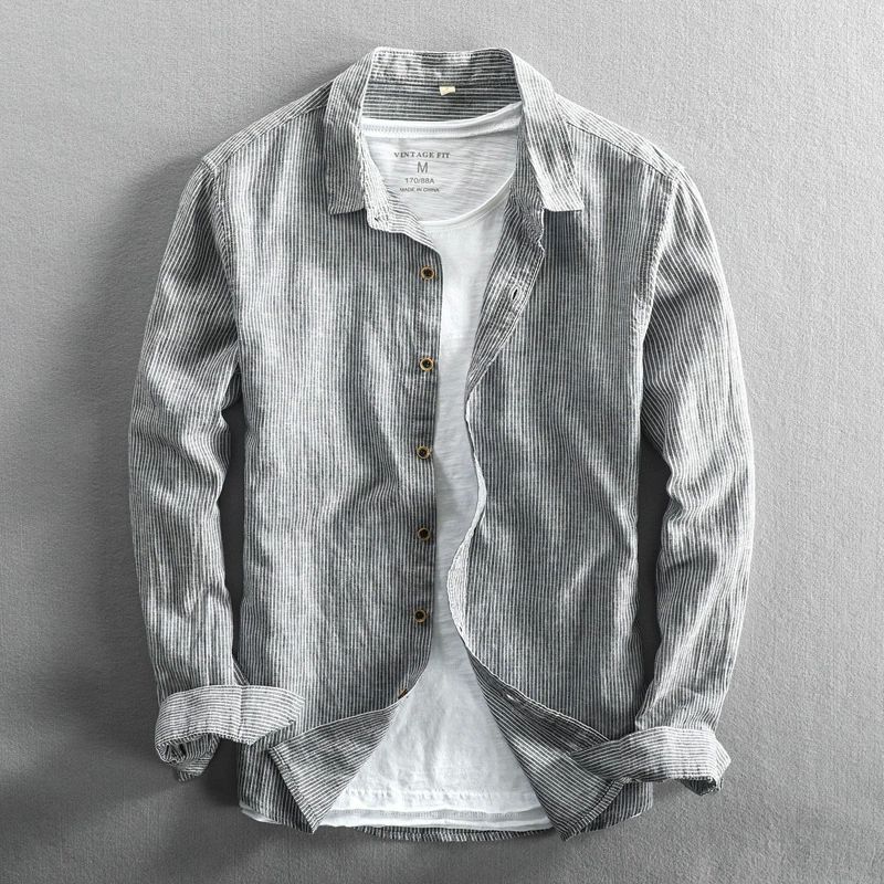 Ellis&Carter Linen Long-Sleeve Shirt