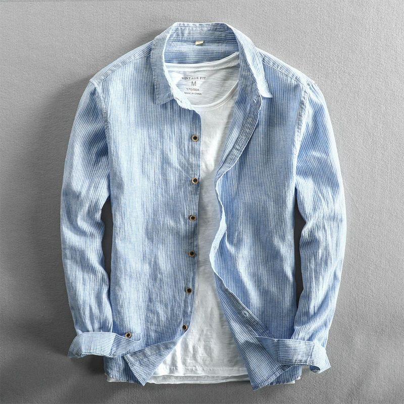 Ellis&Carter Linen Long-Sleeve Shirt