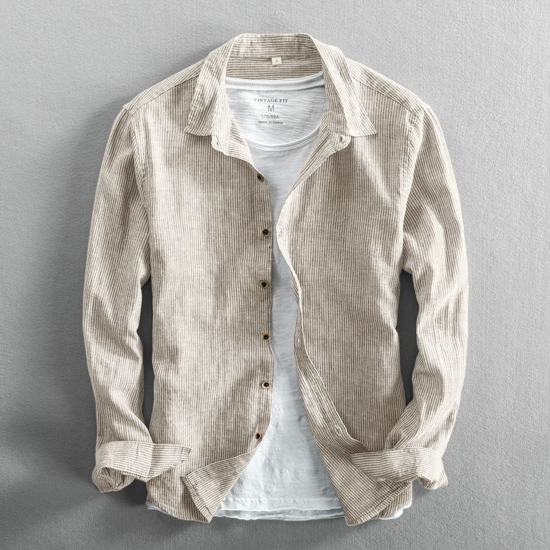 Ellis&Carter Linen Long-Sleeve Shirt