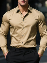 Ellis&Carter Long Sleeve Elastic Shirt