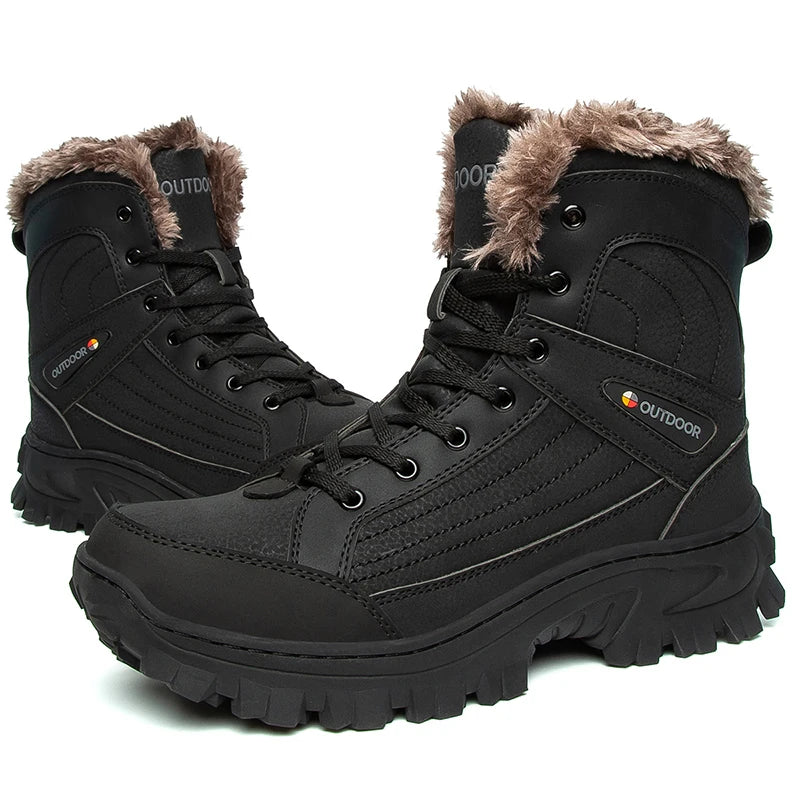 Milikuyou Genuine Leather Snow Boots