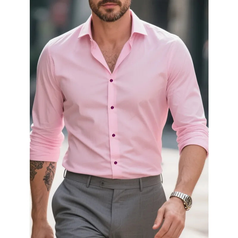 Ellis&Carter Long Sleeve Elastic Shirt