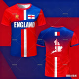 England Football Jersey Men's Sports