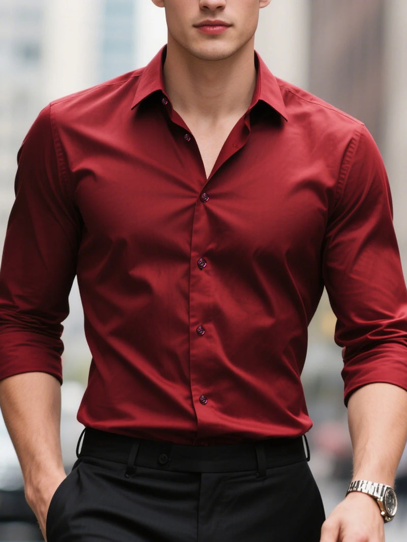Ellis&Carter Long Sleeve Elastic Shirt