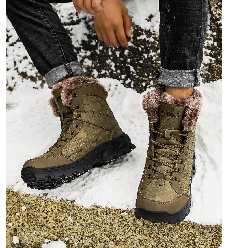 Milikuyou Genuine Leather Snow Boots