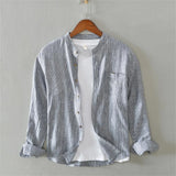 Ellis&Carter Stride Linen Stripe Shirt
