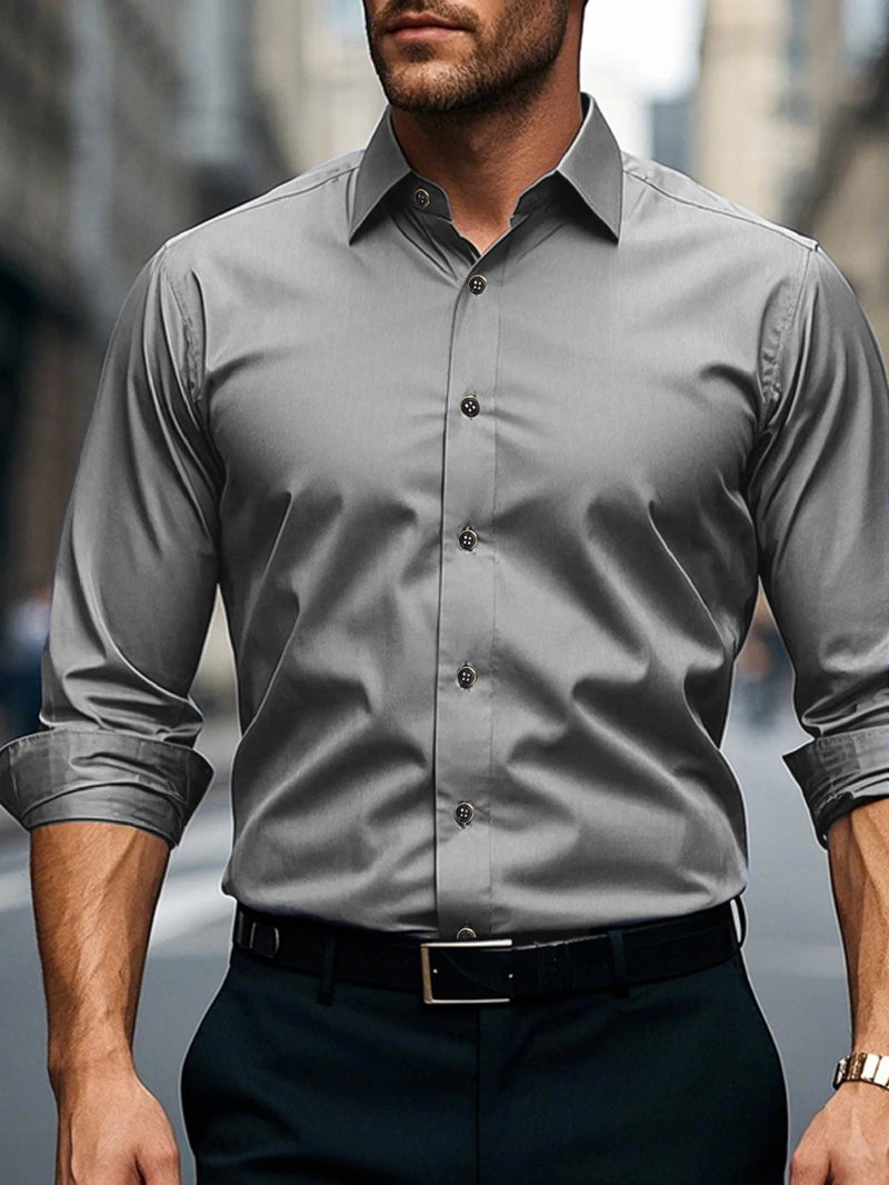 Ellis&Carter Long Sleeve Elastic Shirt