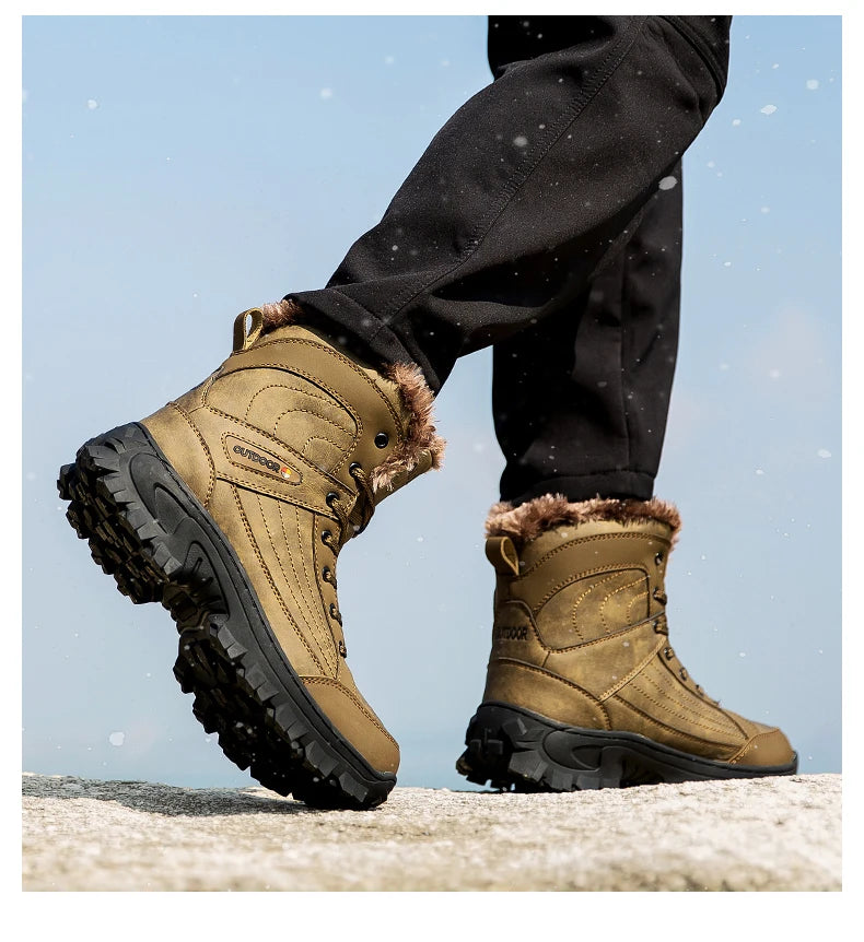 Milikuyou Genuine Leather Snow Boots