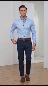Ellis&Carter Short Sleeve Cotton Business Shirt