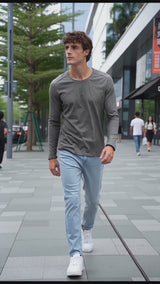 Ellis&Carter Cotton Long Sleeve T-Shirt