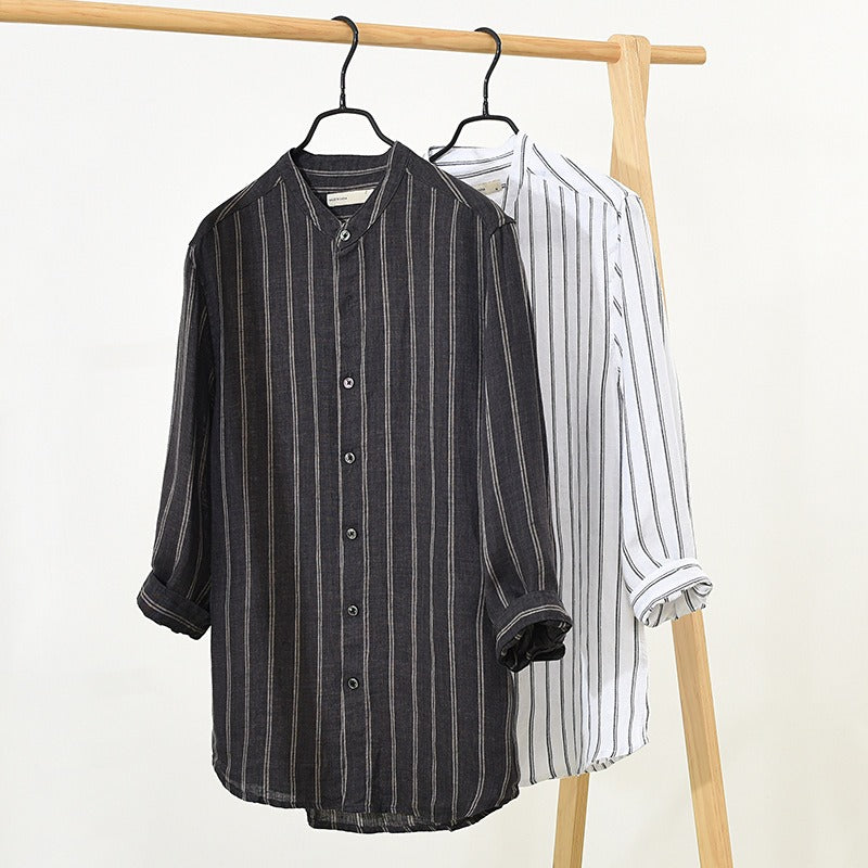 Ellis&Carter Linen Stripe Shirt