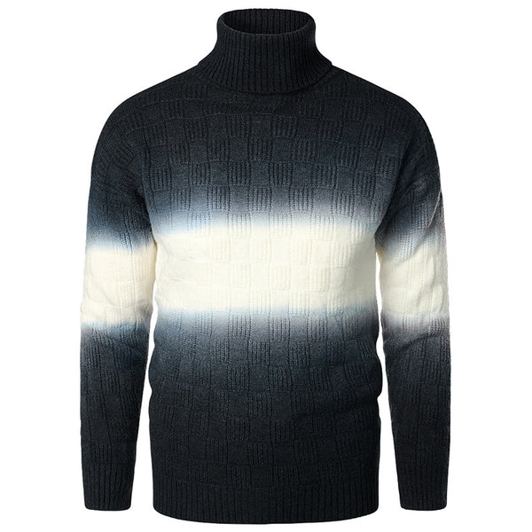 Ellis&Carter Argyle Turtleneck Sweater