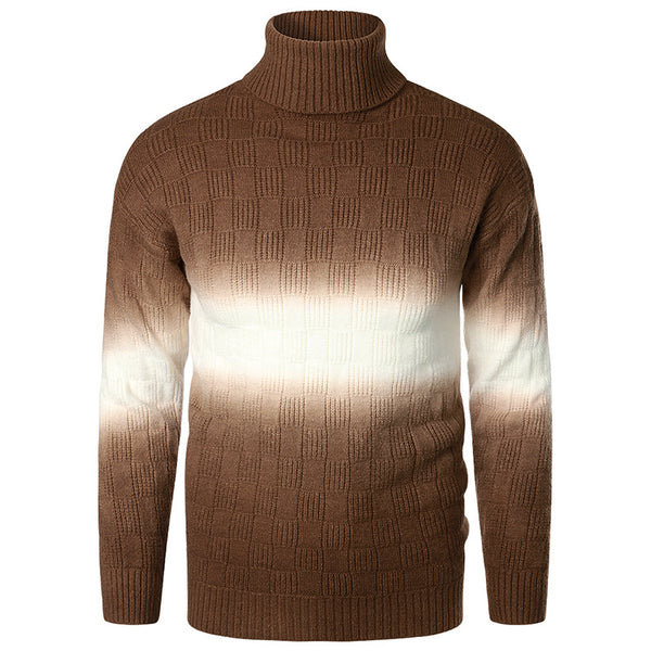 Ellis&Carter Argyle Turtleneck Sweater