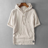 Ellis&Carter Hooded Linen Shirt