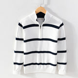 Ellis&Carter Striped Cotton Sweater