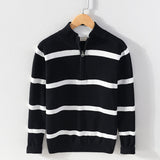 Ellis&Carter Striped Cotton Sweater