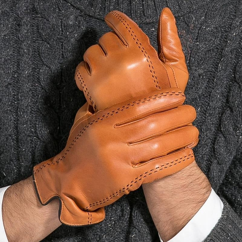 Valentino Gours Genuine Leather Gloves