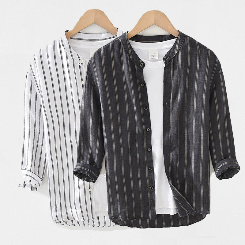 Ellis&Carter Linen Stripe Shirt