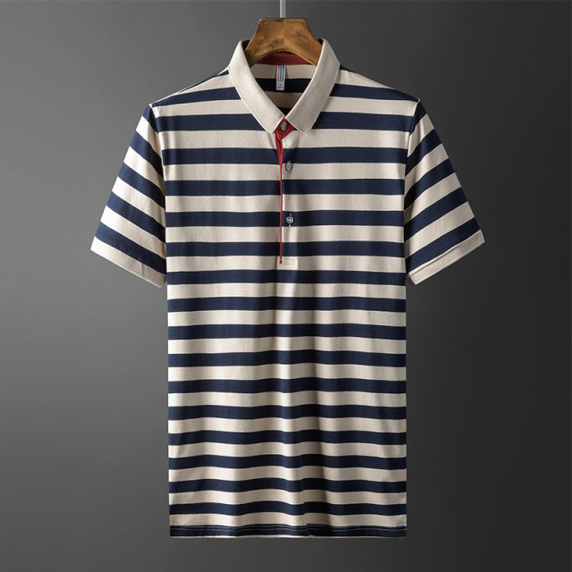 Ellis&Carter Casual Striped Polo Shirt