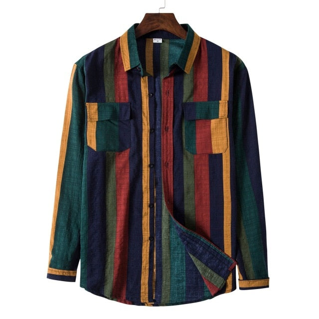 Millar Vintage Stripe Streetwear Shirt