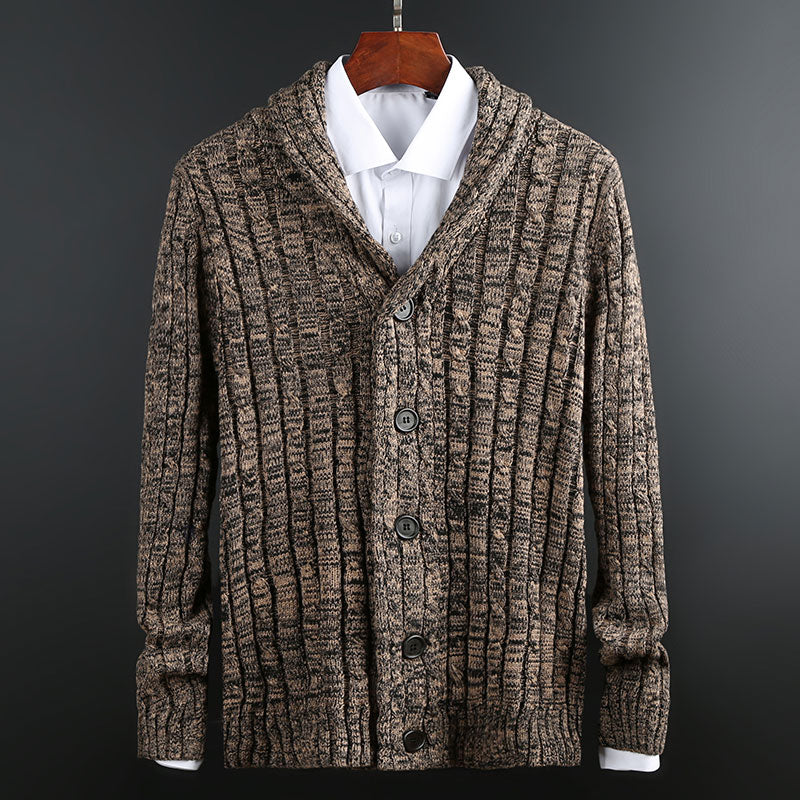 Robert Marled Soft Cotton Cardigan