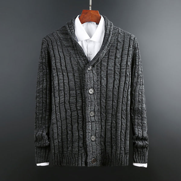 Robert Marled Soft Cotton Cardigan