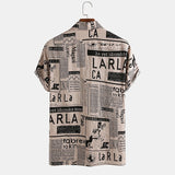 Armando Vintage Newspaper Shirt