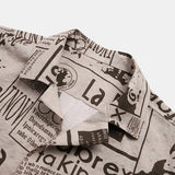 Armando Vintage Newspaper Shirt