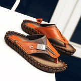 Leonardo Rome Leather Sandals