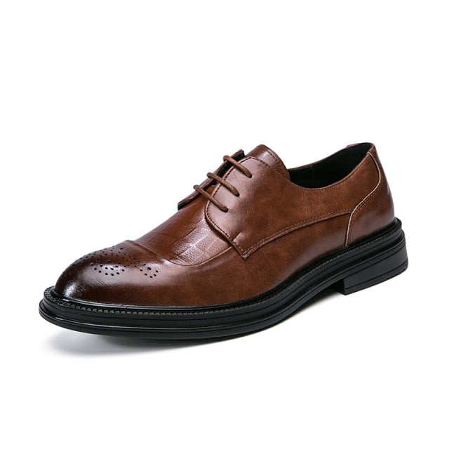 Adriano Vinello Leather Dress Shoes