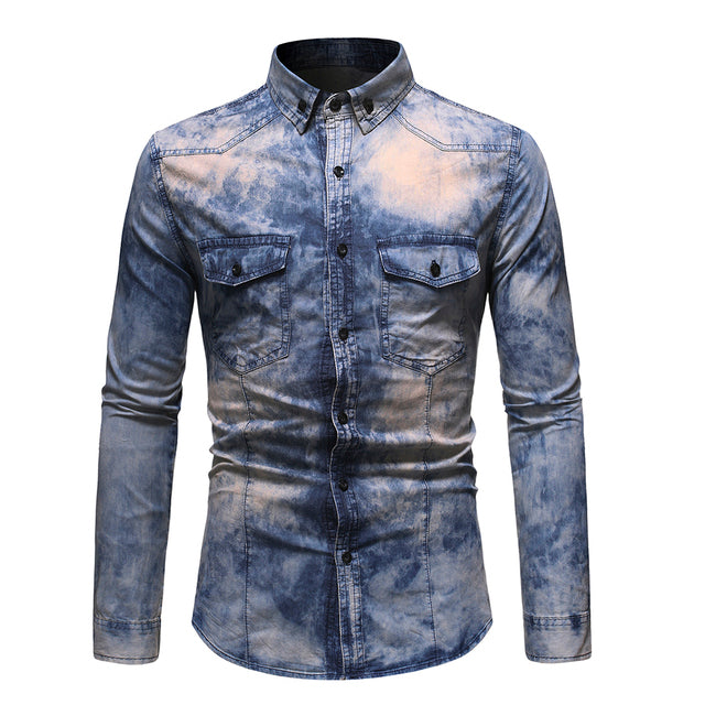 Ellis&Carter Light Washed Denim Shirt