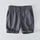 Ellis&Carter Elastic Waist Linen Shorts