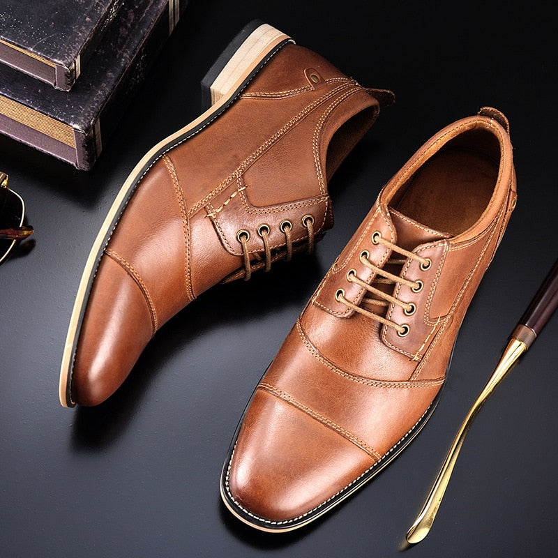 Srosso Leather Oxfords