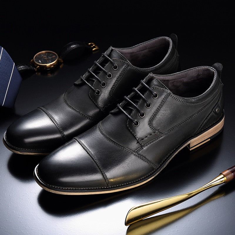 Srosso Leather Oxfords